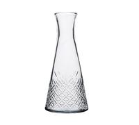 Pasabahce Timeless Glass Pitcher, Worked Glass, Transparent, 1L