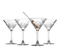 Pasabahce Timeless Martini Glasses - 230ml - Pack of 4 - Espresso Martini Stemmed Champagne Glasses for Cocktails, Gin, Wine for Celebrations, Restaurant, Parties