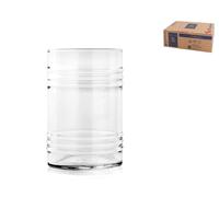 Pasabahce Tin Can Long Drink Glasses Set Of 12, 49 lear, Glass