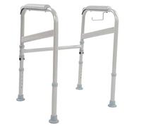 Pasamanos de seguridad Ajustable para discapacitados, barra de soporte para inodoro para Personas mayores con discapacidad, Acero al carbono, altura Ajustable 60 70CM