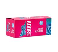 Pasante Adore Ribbed Pleasure Condoms (144 Pack)
