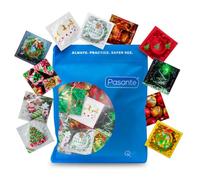 Pasante Christmas Themed Condoms | Pack of 36 | Limited Edition Xmas Foils | Regular Condom