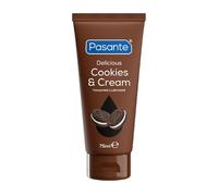 Pasante Delicious Cookies and Cream Flavoured Lube in 75ml Tube | Water Based | Condom Friendly Personal Lubricant