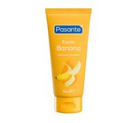 Pasante Exotic Banana Flavoured Lube in 75ml Tube | Water Based | Condom Friendly Personal Lubricant