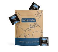 Pasante Extra Condoms | Pack of 36 in Pasante Kraft Bag | Male Condom | Extra Thick with Extra Lubricant