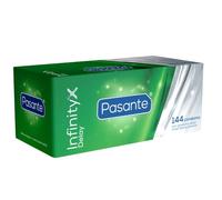 Pasante Infinity (Delay), prolonging special condoms for optimal satisfaction - against premature ejaculation, 1 x 144 Pieces (144 Pack)
