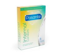 Pasante Internal Non-Latex Condoms (Previously Known as Female Condom) - Pack of 3