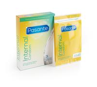 Pasante Internal Non-Latex Condoms | Previously Known Female Condom | Pack of 3