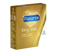 Pasante King Size, Extra Large XXL Condoms with 60mm Width and 205mm Length - Ideal for Men who Need More Space, 12 x 3 Pieces (36 Pack)