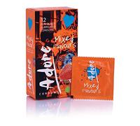 Pasante - Pasante Adore Mixed Flavors Condoms - 12 Pieces