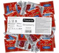 Pasante Condoms Strawberry Flavor - 6 pcs