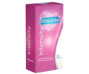 Pasante Ribs & Dots (Intensity) Condoms - Pack of 12