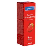 Pasante Strawberry Lube | Personal Lubricant | Paraben Free | 75ml Pump Bottle