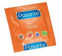 Pasante - Taste - Mixed Flavour Condoms - Mint, Strawberry, Blueberry, Chocolate - x 24