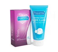 Pasante Trim Condoms 12 Pack and 75ml Light Lubricant