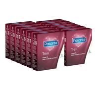 Pasante Trim, Extra Small and Extra Slim Condoms - Width 49mm, S, XS - with Slim fit for a Secure Feel, 12 x 3 Pieces (36 Pack)