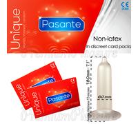 Pasante Unique World thinnest condoms Non-latex Flared base Ultra super thin