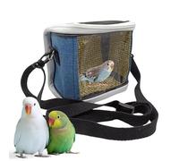 Pasbuteiy Bird Carrier | Outer Carry Bag for Budgies and Small Birds - Carry Cage for Parrots and Parakeets Outdoors | for Conure Budgies Volunteers Travellers Short Trips Moving
