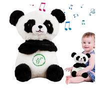 Pasbuteiy Breathing Panda Sleep | Soft Panda Toy,Realistic Stuffed Interactive Toy, Serene Melodies, Nature Sounds, Calming Sleep Aid For Children