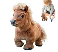 Pasbuteiy Robot Horse Toy, Electronic Moving Horse, Cute Plush Electric Interactive Simulation Smart Horses, Electronic Plush Companion, Soft Robotic Pet For Boys Girls