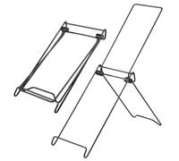 Pasbuteiy Solar Panel Stand - Metal Portable Foldable Bracket,2-Piece Outdoor Solar Ground Holder - for Garden Balcony Patio Backyard Pathway Roof Boat RV Travel Picnic Off-Grid