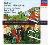 Pascal Roge - Poulenc: Concert champetre, Sinfonietta, Suite francaise.