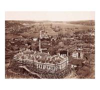 Pascal Sebah The Bosphorus From Tower Large Wall Art Print Canvas Premium Poster Mural