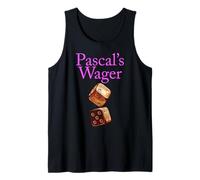 Pascals Wager Philosophy Logic Faith Rational Thought God Tank Top