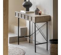 Pasco Panelled Wood Console Table light wood
