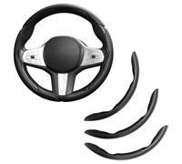 PASCVN 3pcs Car Steering Wheel Cover, for Benz B-Class Hatchback 1.Gen (W245) 2009 2010 2011 Segmented Steering Wheel Protector, Butterfly Steering Wheel Cover