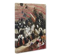 Pasdeloup Orchestra By John Singer Sargent Canvas Print | Gallery Wrapped 30mm Frame Wall Art | 24x16 inches | Ready to Hang | Classic Picture | Living Room Bedroom Lounge Office