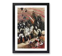 Pasdeloup Orchestra by John Singer Sargent Framed Print | A2 Black Framed Wall Art | Ready to Hang | Modern Nature Picture | Living Room Bedroom Lounge Office