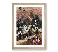 Pasdeloup Orchestra by John Singer Sargent Framed Print | A2 Oak Framed Wall Art | Ready to Hang | Modern Nature Picture | Living Room Bedroom Lounge Office