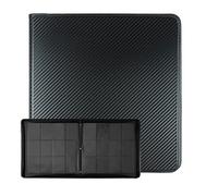 Pasdrucn 20 Pages 480 Pockets Trading Card Binder Compatible Storage, Top Loader Binder, Card Binder 12 Pocket, Mtg Card Binder, Zipper Card Folder Card Holder for MTG, TCG, Sports & Game Cards-1 (A)