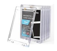 Pasdrucn 35pt Magnetic Card Holders for Trading Card Sleeves Display Case for Sports Game, 35pt Acrylic Hard Cards Sleeves Case for Football Cards,MTG/YUGIOH (24Pcs)
