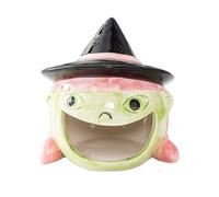 Pasdrucn Halloween Candles Holders Ceramic, Ceramic Ghosts Decor, Cool Ashtray, Halloween Ghosts Candles Holders, Ghost Statue Candle Holder, Cartoon Little Ghost Candle Holder (B)
