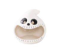 Pasdrucn Halloween Candles Holders Ceramic, Ceramic Ghosts Decor, Cool Ashtray, Halloween Ghosts Candles Holders, Ghost Statue Candle Holder, Cartoon Little Ghost Candle Holder (D-White)