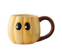Pasdrucn Halloween Mugs, Stoneware Espresso Mug, Espresso Cups, Ceramic Coffee Mugs Demitasse for Espressos, Ceramic Pumpkin/Ghost Cup1, Ceramic Latte Cappuccino Cups, Cute Halloween Mug (A-440ml)