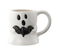Pasdrucn Halloween Mugs, Stoneware Espresso Mug, Espresso Cups, Ceramic Coffee Mugs Demitasse for Espressos, Ceramic Pumpkin/Ghost Cup1, Ceramic Latte Cappuccino Cups, Cute Halloween Mug (B-450ml)