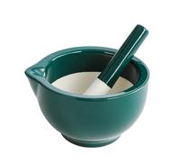 Pasdrucn Mini Ceramic Pestle and Mortar Set, Small Mortar and Pestle, Ceramic Spice and Herb Grinder, Small Pestle and Mortar for Crushing and Grinding Herbs and Spices (green)
