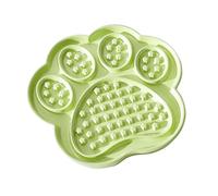 Pasdrucn Slow Feeder Cat Bowl Ceramic, Puppy Slow Feeder Bowl, Licky Mats for Dogs and Cats, Anti-Choking Puzzle Interactive Dog Slow Feeder Bowl for Small/Medium Dog (Green)