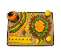 Pasdrucn Snuffle Mat for Dogs Large, Interactive Dog Snuffle Mat, Dog Feeding Mat Encourages Natural Foraging Skills, Slow EatingPet Dog Snuffle Mat, Dog Enrichment Toys (Paquet A)