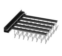 Pasdrucn Underwear Dryer Hanger, Rotary Wind-sock Hanger for Washing Line, Sock Dryer with Pegs, Clothes Drying Rack, Clothes Dryer Rack, Rotatable Plastic Sock Dryer for Washing Line (Black)