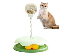 Pasdrucn Wobbly Treat Toy, Interactive Cat Toys, Slow Dispensing Design, Cat Treat Dispenser for Of Designed For Outdoor Use Li Pet Boredom And Weight Management (Green)