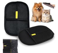 PASDUCHAS 2 PCS Reusable Electrostatic Gloves Pet Hair Removal, for Pet Dog Cat Hair Remover Electro Static Glove