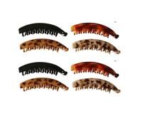 PASDUCHAS 8 PCS Large Banana Clips Hair for Thick & Thin Hair, Kitsch Matte Claw Clip for Ponytail Bun