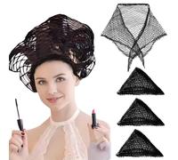 PASDUCHAS 8 PCS Triangle Hair Net for Rollers for Salon Styling Sleep Styling Fixed Hairstyle Hair Protection 35.4" X 35.4" X 57.1"