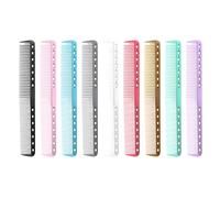 PASDUCHAS 9 PCS Carbon Hair Cutting Combs, Heat Resistant Comb Professional for Hair Stylist