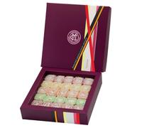 Pasha Sultan Turkish Delight Fruit Coconut Gift Box, Vegan Halal, 350g