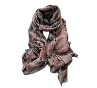 Pashmina Love Traditional Conker Multi Jamawar Pure Pashmina Shawl